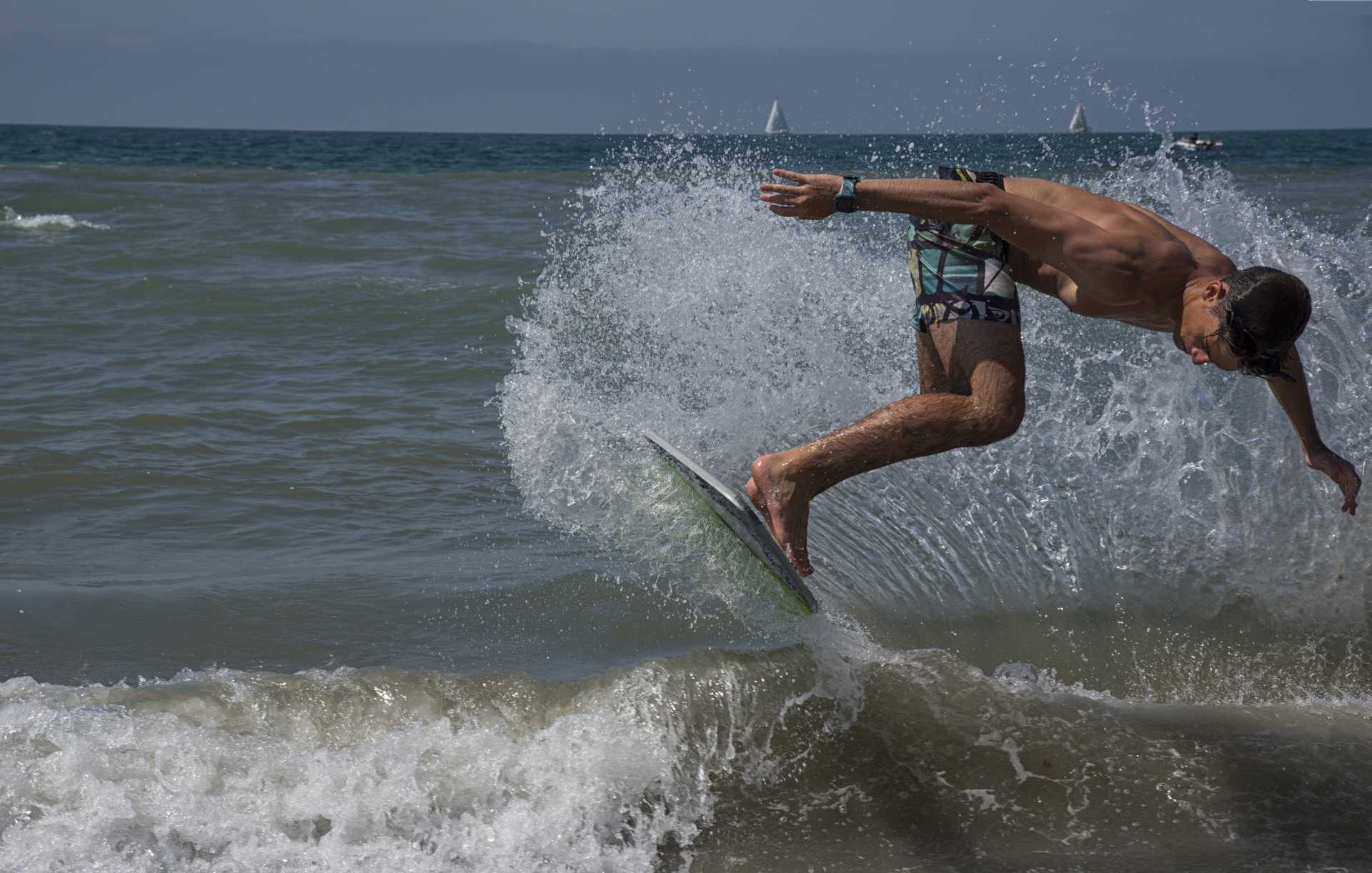 Gara di skimboard al Belsito di Ostia